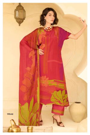 My Fashion Road Varsha The Print Stories Superstar Fancy Silk Digital Printed Suit | TPS – 02