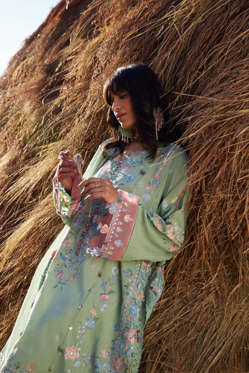 My Fashion Road Zaha Luxury Lawn Collection 2026 | 01 B My Fashion Road Zaha Luxury Lawn Collection 2026 | 01 B