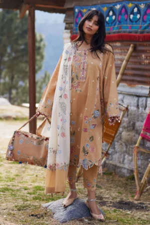My Fashion Road Zaha Luxury Lawn Collection 2026 | 07 A
