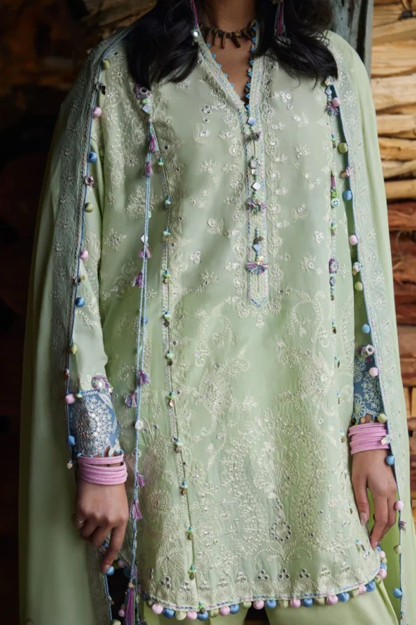 My Fashion Road Zaha Luxury Lawn Collection 2026 | 02 A