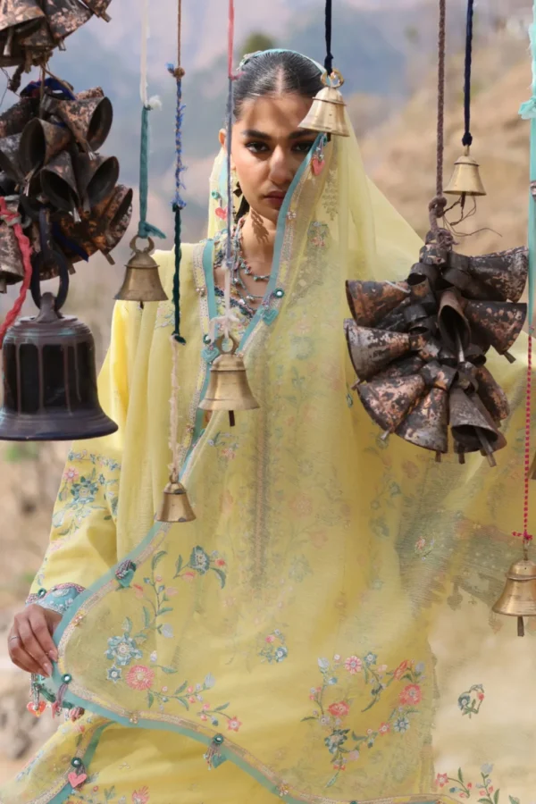 My Fashion Road Zaha Luxury Lawn Collection 2026 | 01 A