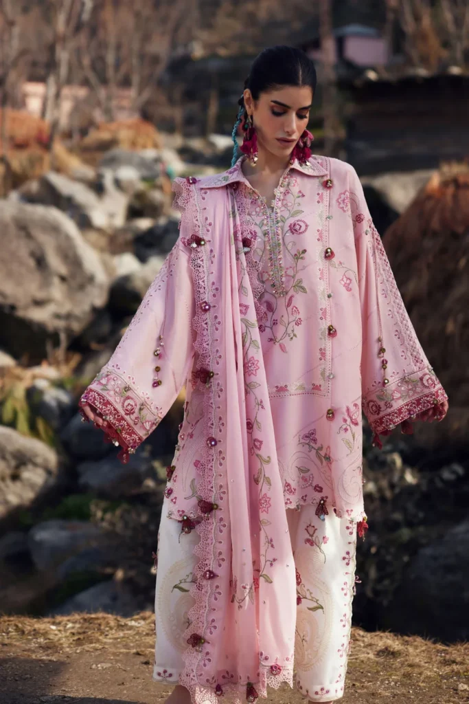 My Fashion Road Zaha Luxury Lawn Collection 2026 | 06 B