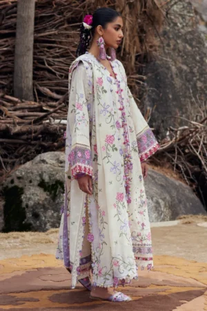 My Fashion Road Zaha Luxury Lawn Collection 2026 | 03 A