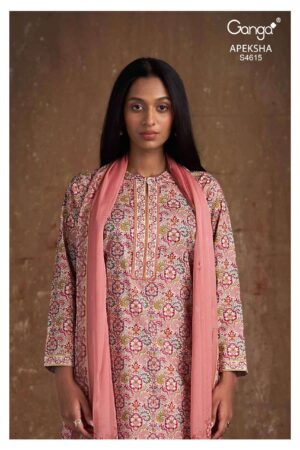 My Fashion Road Ganga Fashion Apeksha Summer Wear Cotton Suit | S4615 – A