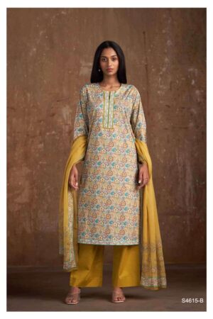 My Fashion Road Ganga Fashion Apeksha Summer Wear Cotton Suit | S4615 – B