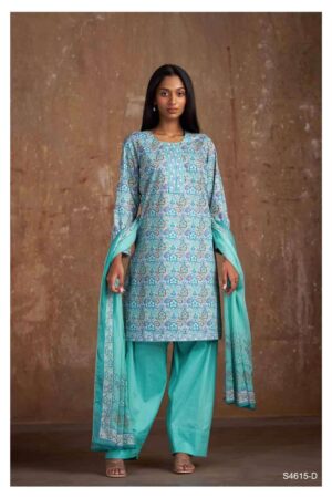 My Fashion Road Ganga Fashion Apeksha Summer Wear Cotton Suit | S4615 – D