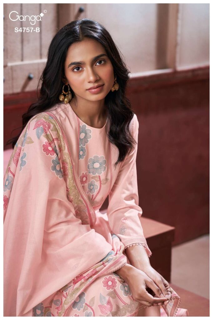 My Fashion Road Ganga Fashion Cirelia Exclusive Cotton Salwar Kameez | S4757 – B