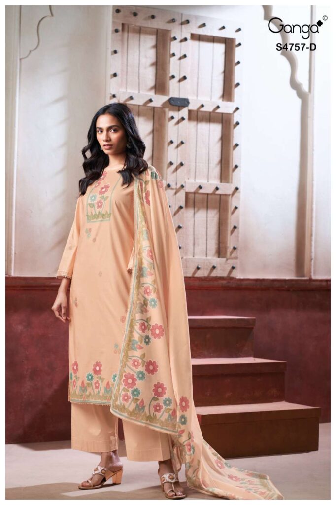 My Fashion Road Ganga Fashion Cirelia Exclusive Cotton Salwar Kameez | S4757 – D