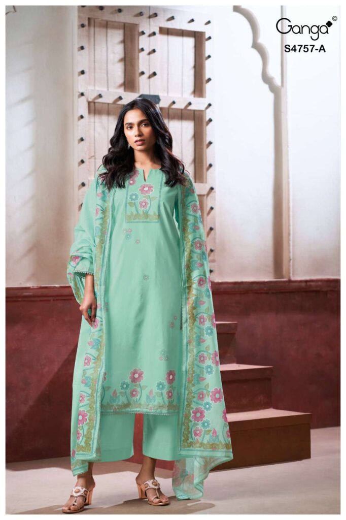 My Fashion Road Ganga Fashion Cirelia Exclusive Cotton Salwar Kameez | S4757 – A