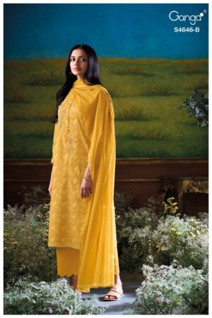 My Fashion Road Ganga Fashion Claria Premium Wear Cotton Dress | S4646 – B