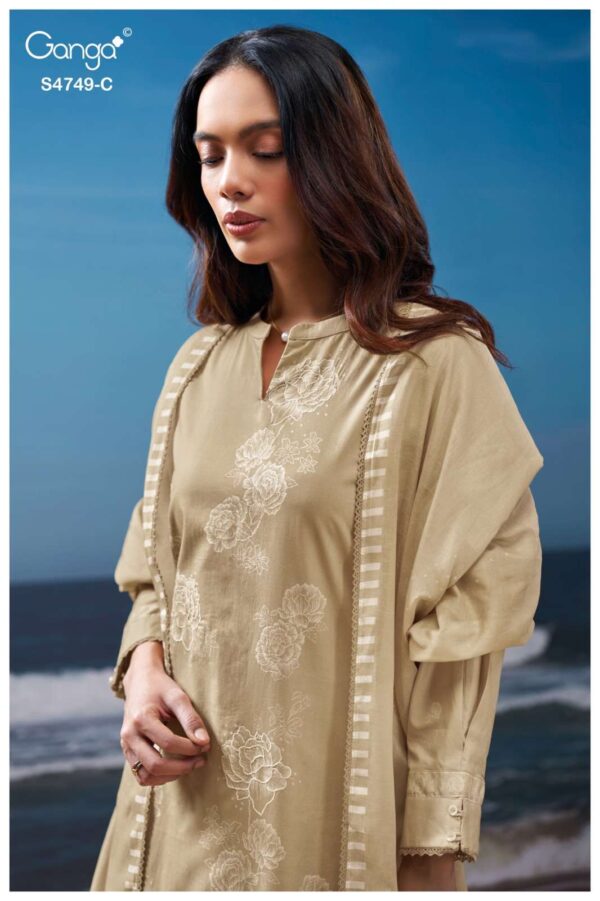 My Fashion Road Ganga Fashion Dakshii Premium Cotton Fancy Suit | S4749 – C
