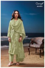 My Fashion Road Ganga Fashion Dakshii Premium Cotton Fancy Suit | S4749 – B