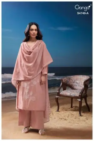 My Fashion Road Ganga Fashion Dakshii Premium Cotton Fancy Suit | S4749 – A
