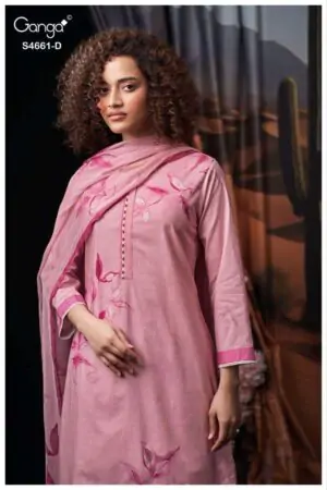 My Fashion Road Ganga Fashion Ditiya Premium Designs Cotton Suit | S4661 – D