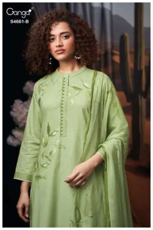 My Fashion Road Ganga Fashion Ditiya Premium Designs Cotton Suit | S4661 – B