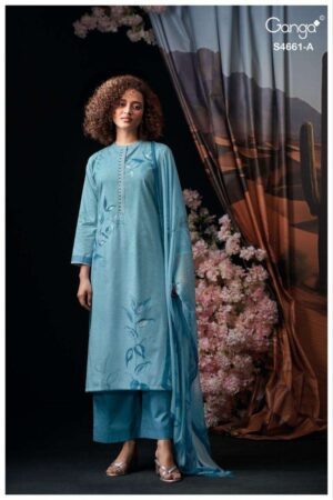 My Fashion Road Ganga Fashion Ditiya Premium Designs Cotton Suit | S4661 – A