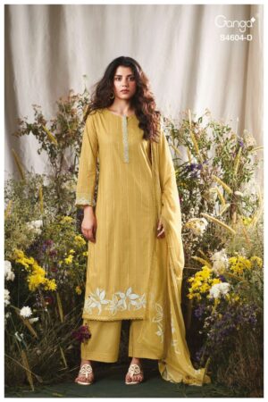 My Fashion Road Ganga Fashion Divena Premium Wear Cotton Salwar Suit | S4604 – D