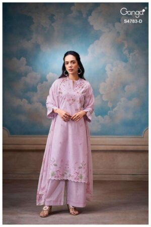 My Fashion Road Ganga Fashion Fariyal Exclusive Designs Cotton Suit | S4783 – D