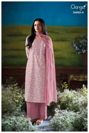 My Fashion Road Ganga Fashion Gunjita Premium Wear Cotton Suit | S4665 – A