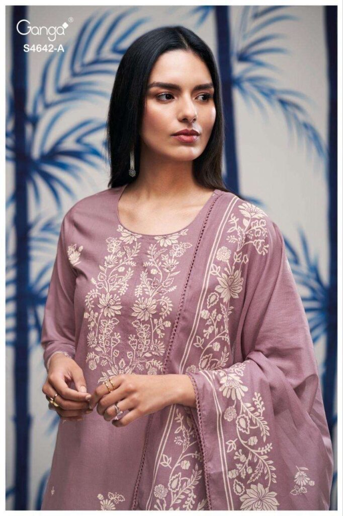 My Fashion Road Ganga Fashion Hirael Fancy Cotton Salwar Kameez | S4642 – A