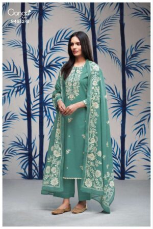 My Fashion Road Ganga Fashion Hirael Fancy Cotton Salwar Kameez | S4642 – B