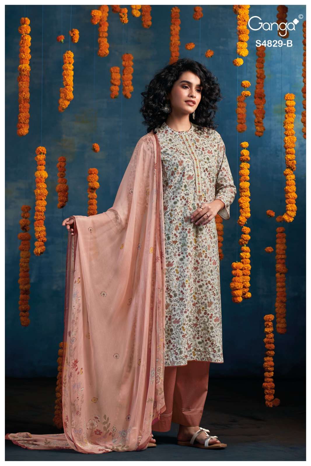 My Fashion Road Ganga Fashion Ismeria Exclusive Cotton Suit | S4829 – B My Fashion Road Ganga Fashion Ismeria Exclusive Cotton Suit | S4829 – B