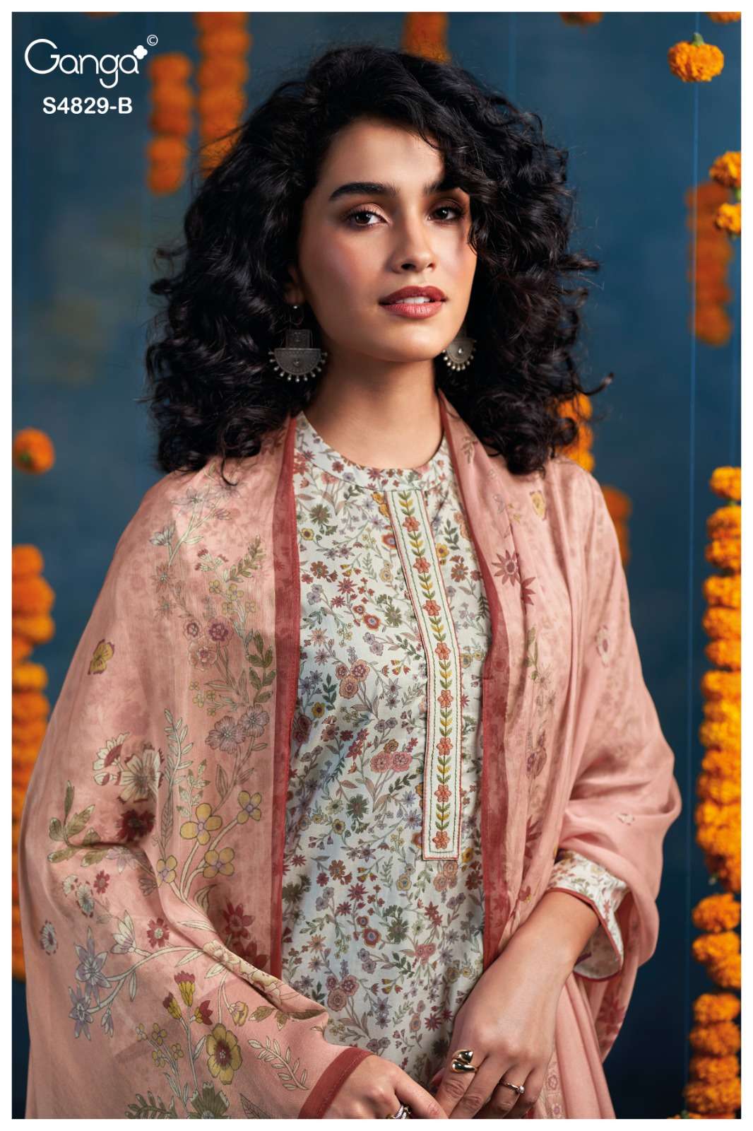 My Fashion Road Ganga Fashion Ismeria Exclusive Cotton Suit | S4829 – B My Fashion Road Ganga Fashion Ismeria Exclusive Cotton Suit | S4829 – B