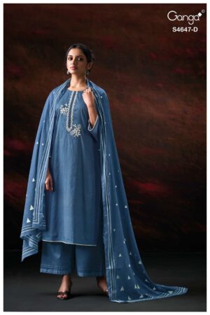 My Fashion Road Ganga Fashion Jivanya Premium Wear Cotton Dress | S4647 – D