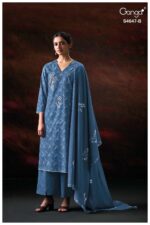 My Fashion Road Ganga Fashion Jivanya Premium Wear Cotton Dress | S4647 – B