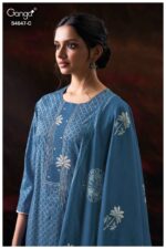My Fashion Road Ganga Fashion Jivanya Premium Wear Cotton Dress | S4647 – C