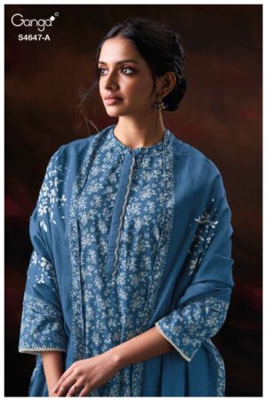 My Fashion Road Ganga Fashion Jivanya Premium Wear Cotton Dress | S4647 – A