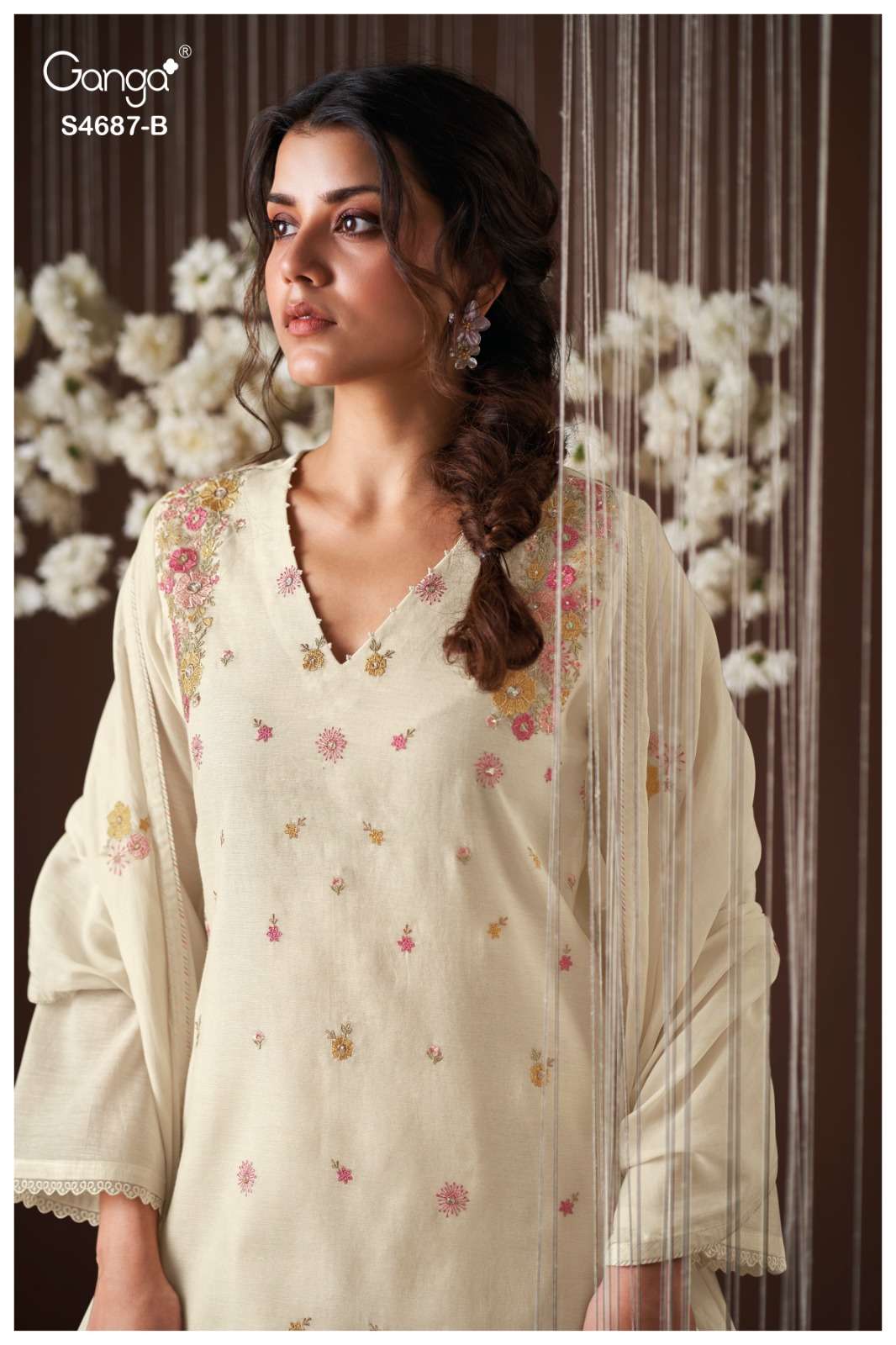 My Fashion Road Ganga Fashion Kireya Exclusive Fancy Ladies Suit | S4687 – B My Fashion Road Ganga Fashion Kireya Exclusive Fancy Ladies Suit | S4687 – B