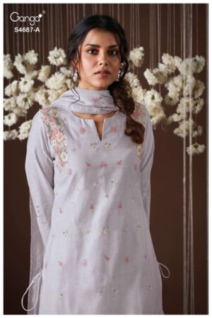 My Fashion Road Ganga Fashion Kireya Exclusive Fancy Ladies Suit | S4687 – A