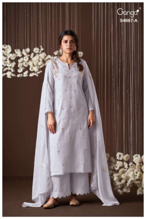 My Fashion Road Ganga Fashion Kireya Exclusive Fancy Ladies Suit | S4687 – A