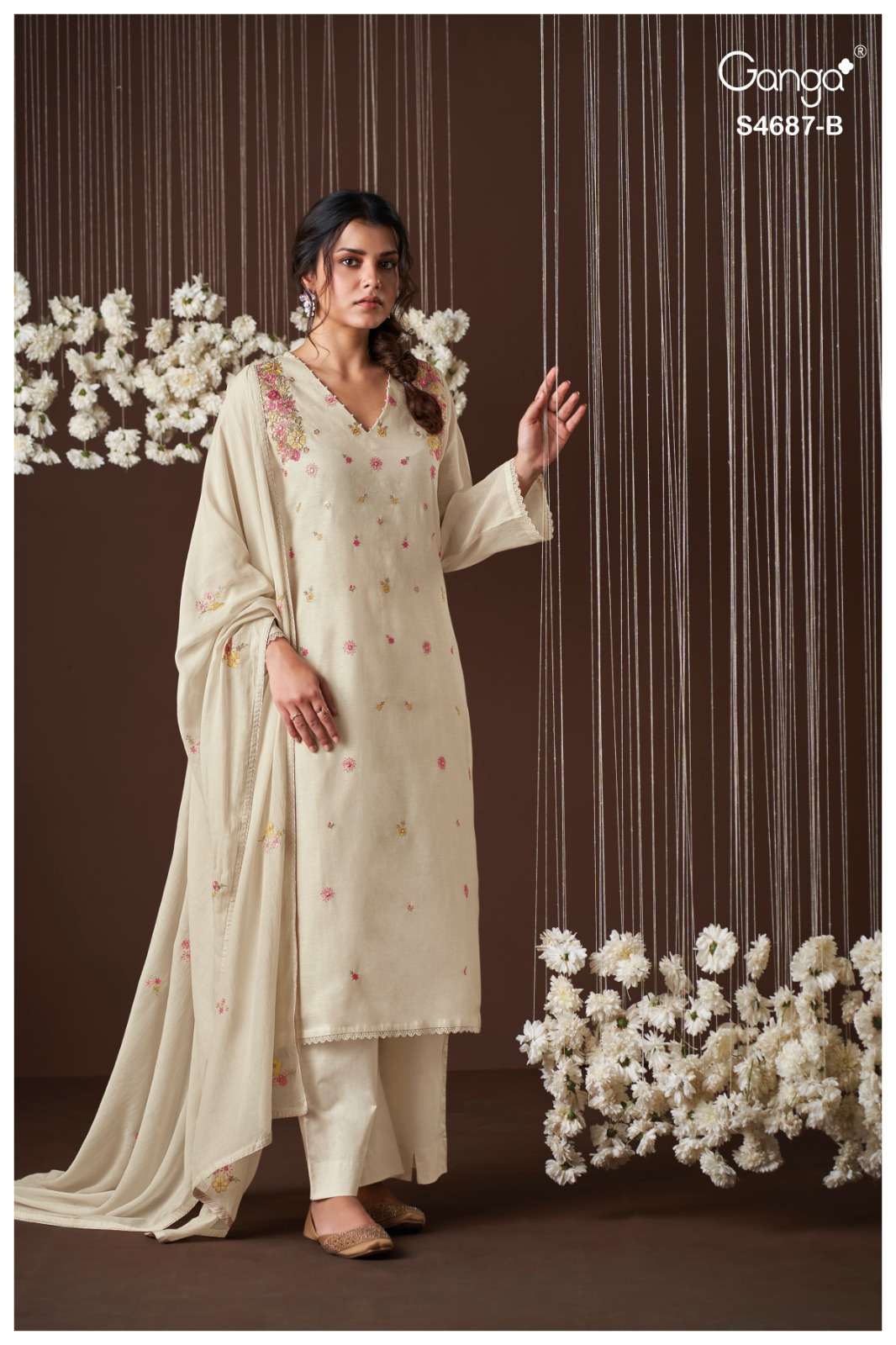 My Fashion Road Ganga Fashion Kireya Exclusive Fancy Ladies Suit | S4687 – B My Fashion Road Ganga Fashion Kireya Exclusive Fancy Ladies Suit | S4687 – B