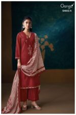 My Fashion Road Ganga Fashion Lylira Summer Wear Fancy Cotton Suit | S4602 – A