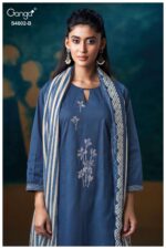 My Fashion Road Ganga Fashion Lylira Summer Wear Fancy Cotton Suit | S4602 – B