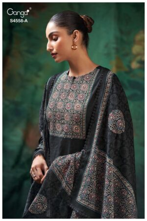 My Fashion Road Ganga Fashion Mihira Premium Wear Cotton Dress | S4558 – A