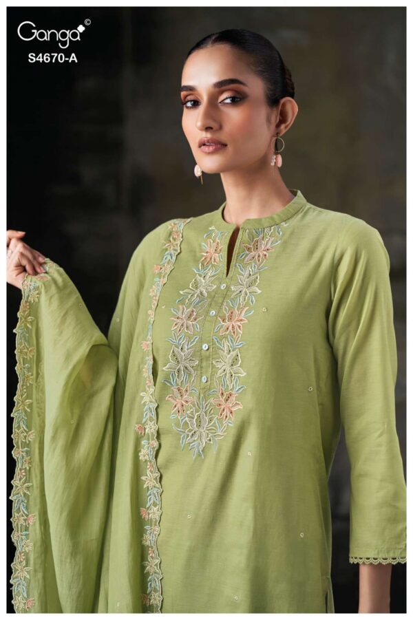 My Fashion Road Ganga Fashion Piyasha Exclusive Designer Ladies Suit | S4670 – A