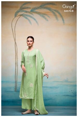 My Fashion Road Ganga Fashion Prysha Premium Design Ladies Dress | S4570 – B