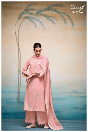 My Fashion Road Ganga Fashion Prysha Premium Design Ladies Dress | S4570 – A