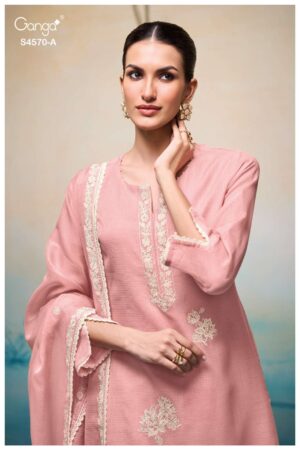 My Fashion Road Ganga Fashion Prysha Premium Design Ladies Dress | S4570 – A