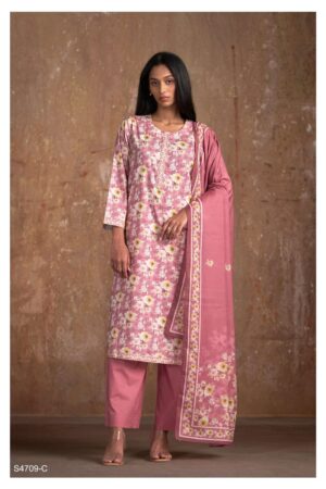 My Fashion Road Ganga Fashion Ravina Summer Wear Ladies Salwar Suit | S4709 – C