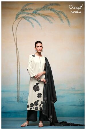 My Fashion Road Ganga Fashion Sylvie Exclusive Fancy Ladies Dress | S4587 – A