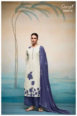 My Fashion Road Ganga Fashion Sylvie Exclusive Fancy Ladies Dress | S4587 – D