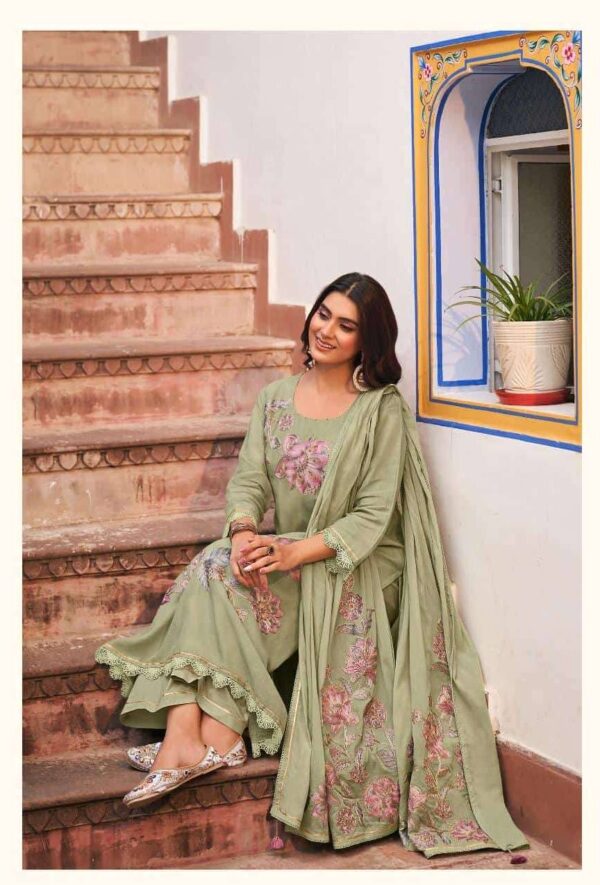 My Fashion Road Jay Vijay Chahat Premium Designs Linen Suit | 10923