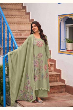 My Fashion Road Jay Vijay Chahat Premium Designs Linen Suit | 10923