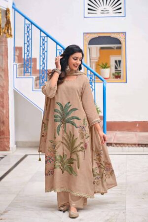 My Fashion Road Jay Vijay Chahat Premium Designs Linen Suit | 10922