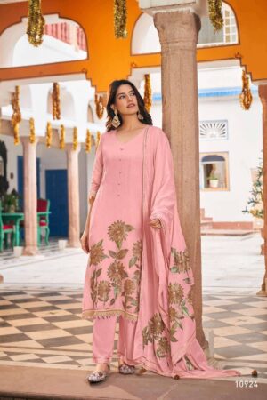 My Fashion Road Jay Vijay Chahat Premium Designs Linen Suit | 10924