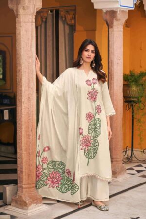 My Fashion Road Jay Vijay Chahat Premium Designs Linen Suit | 10925